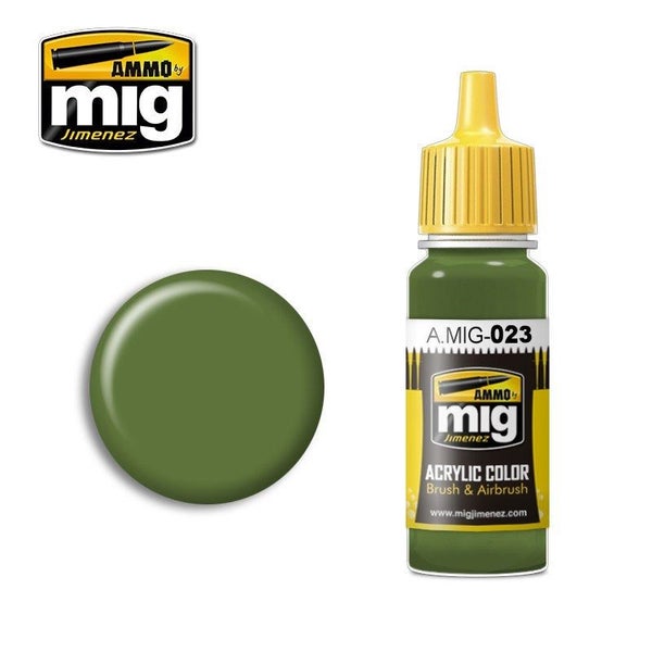 AMMO by Mig Jimenez A.MIG-0023 PROTECTIVE GREEN Carousel 1