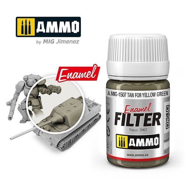 AMMO by Mig Jimenez A.MIG-1507 TAN FOR YELLOW GREEN Carousel 1