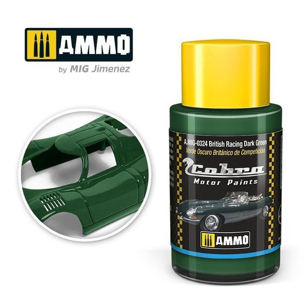 AMMO by Mig Jimenez A.MIG-0324 Cobra Motor British Racing Dark Green Acrylic ... Carousel 1
