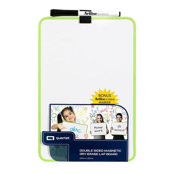 Quartet Lap Board 2-Sided 200 X 300Mm W/ Artline QTLB2919ART Carousel 1