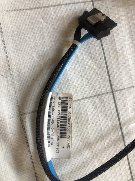 HP optical disc SATA and power cable 663771-001 Carousel 1