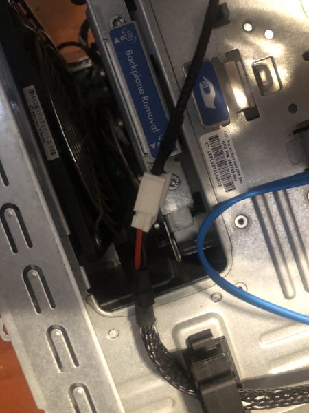 HP optical disc SATA and power cable 663771-001 Carousel 7
