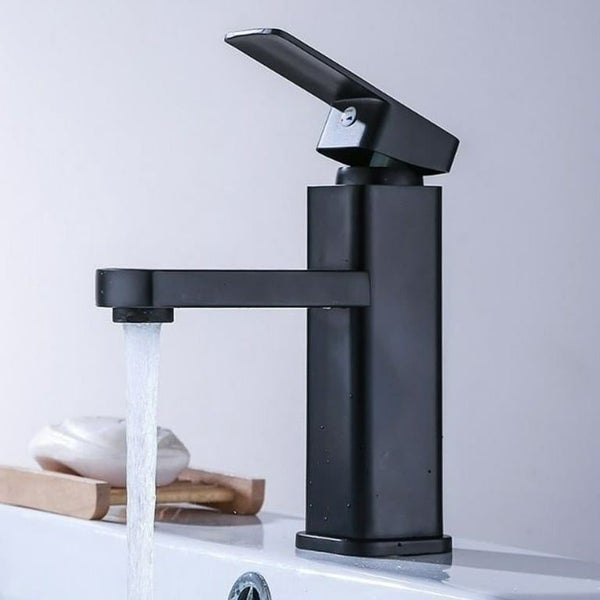 SALE Basin Mixer - Square Series 2009 - Black - Lennox Bathroom Carousel 2