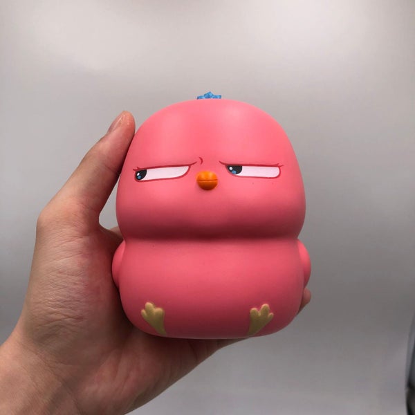 Kawaii Chicken Slow Rising Stress Relief Toy Squeeze Antistress Toys Rubber Doll Carousel 4