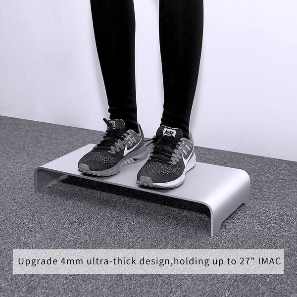 Aluminum Monitor Stand Computer Riser Universal Metal Desk Stand Base Up To 2... Carousel 2