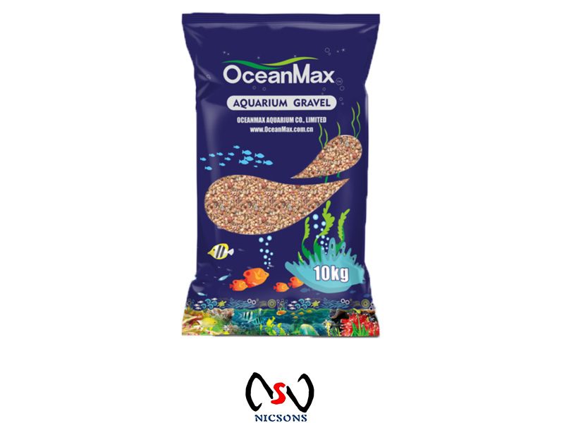 Ocean Max Aquarium Gravel 10kg Pink 4-6mm Carousel 1