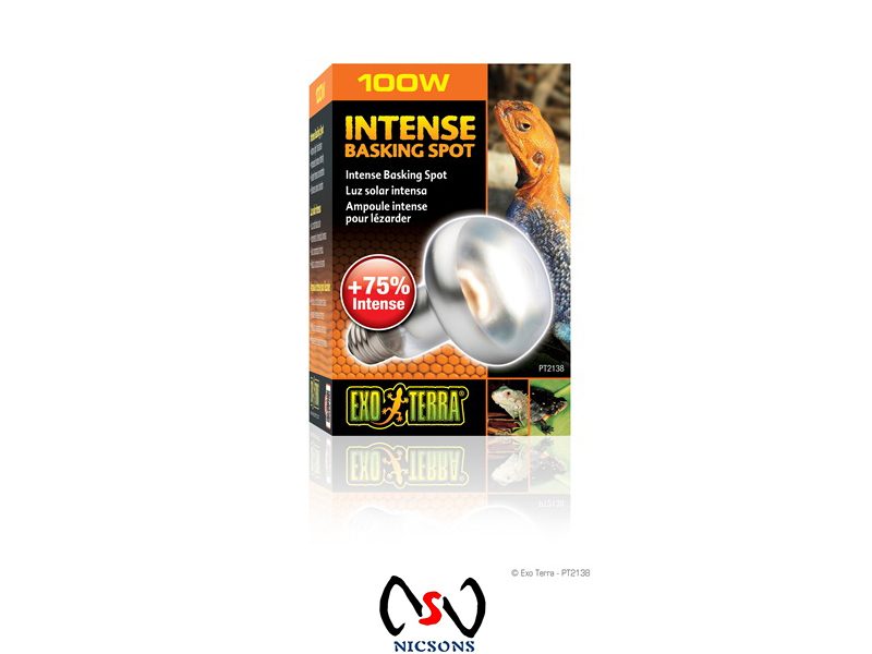 Exo Terra Intense Basking Spot Reptiles Lamp 100W Carousel 1