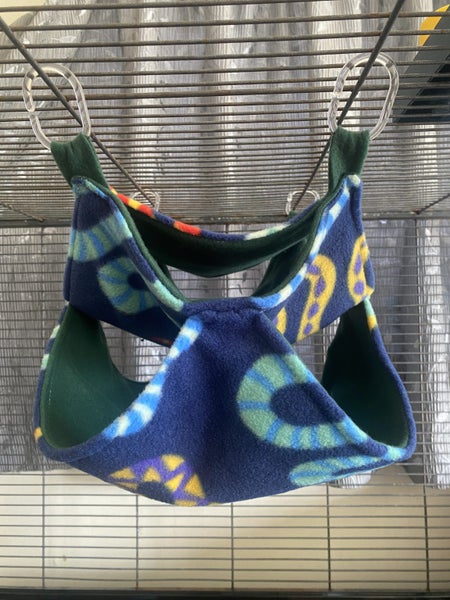 3 Fleece Rat Hammocks + Bonding Scarf Set - Choose your pattern! Carousel 2