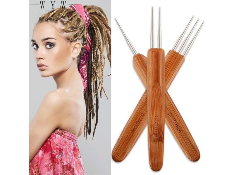 1Pcs/Lot 1 Hook 2 Hooks 3 Hooks Three Style Dreadlock Needle For Braid Carousel 1