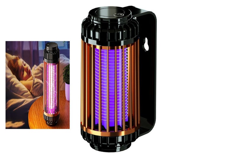 Electric Mosquito Killer Lamp Portable USB Rechargeable Mosquito Zapper Fly Tra Carousel 1