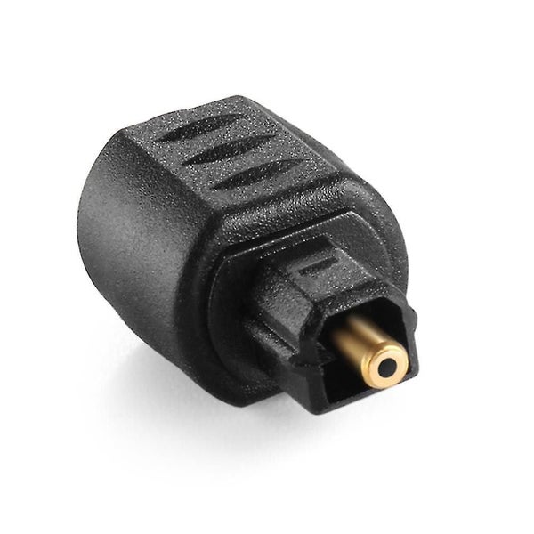 Optical 3.5mm Female Mini Jack Plug To Digital Toslink Male Audio Adapter Carousel 1