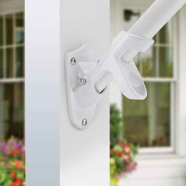 Flagpole Bracket Aluminum 2-position Flagpole Bracket - With Rust Protection Carousel 4