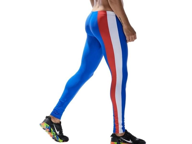 Men's Swim Compression Leggings Dive Skins Surf Tights Water Pants Quick Dry Carousel 2