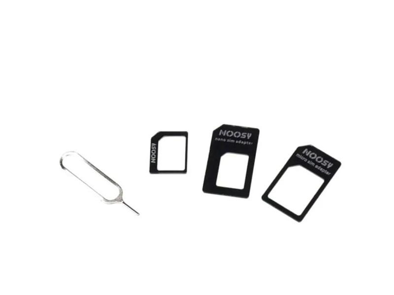 4 In 1 Convert Nano SIM Card To Micro Standard Adapter For Iphone For Samsung Carousel 2