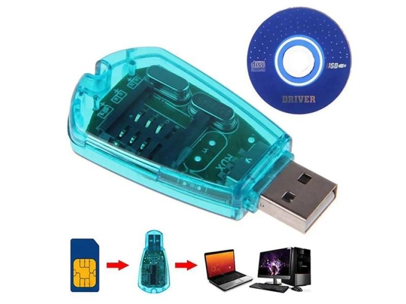 USB Cellphone SIM Card Reader GSM CDMA CD Mini Accessories Carousel 2