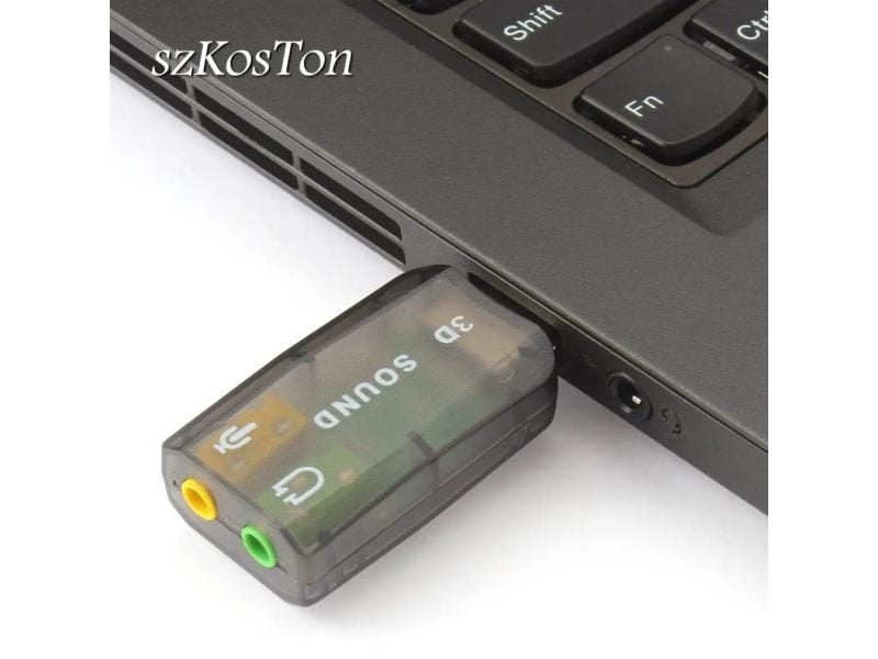 USB Audio Adapter 2.0 USB Sound Card External Converter Adapter With 3.5mm Carousel 1