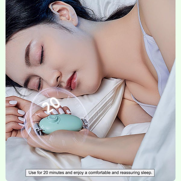 Microcurrent Sleep Device Handheld Sleeping Helper Decompression Sleep Aid Green Carousel 5