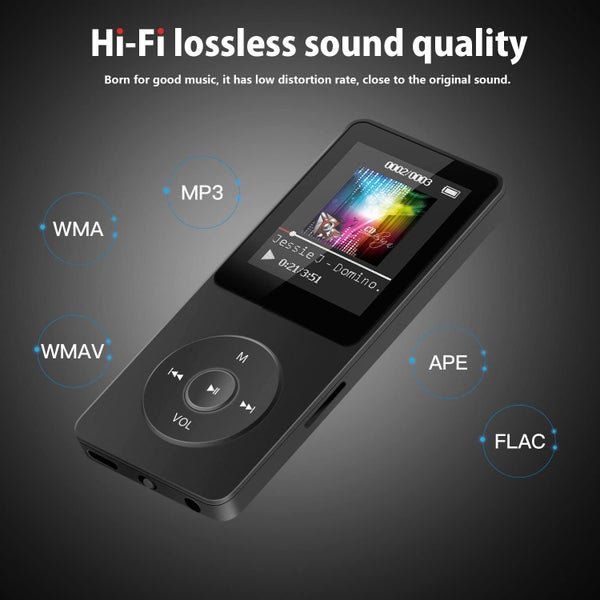 Bluetooth MP3/MP4 Student Walkman Music Player eBook Playback with 64GB TF Card Carousel 2