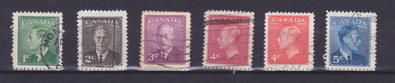 Canadian Early Issues: 1949 KGVI Definitives #1 Carousel 1
