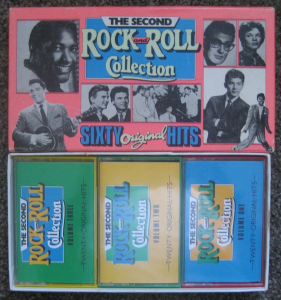 3 Music Cassette Tapes SECOND ROCK and ROLL COLLECTION 60 Hits Carousel 1