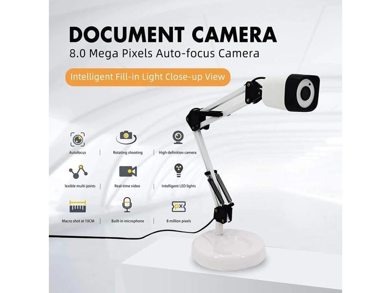 2 In 1 Document Scanner Camera Webcam With Auto-Focus And LED Supplemental Carousel 2