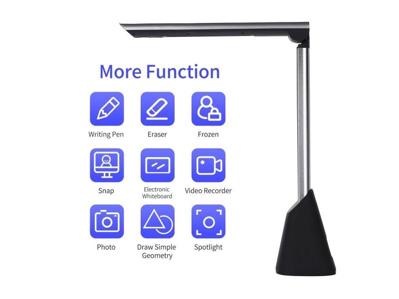 BK35 Document Camera Scanner 8 Mega-Pixel HD Camera A4 Capture Size W/ LED Carousel 2
