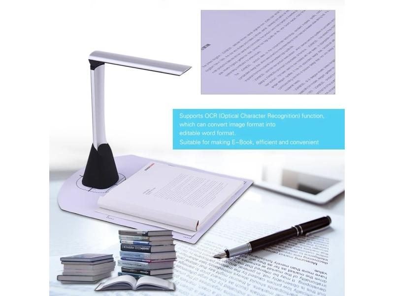 BK34 USB 2.0 Book Document 1s High Speed Scanner A4 Size 2592*1944 5MP HD Carousel 2