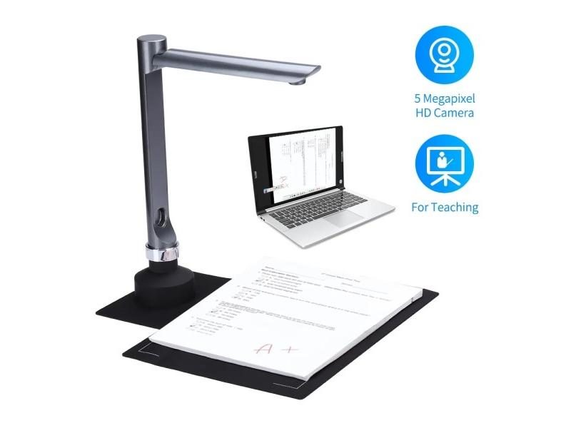 F60A HD 5MP USB Document Scanner Foldable A4 Size Capture Camera With LED Light Carousel 2