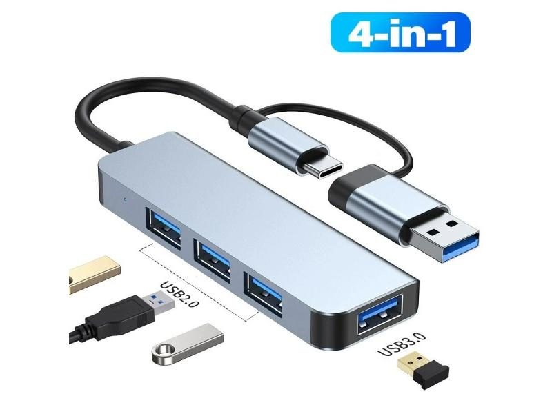 8-in-1 Usb Hub 3.1 Docking Station For Laptops With 5Gbps TF SD Reader Carousel 1