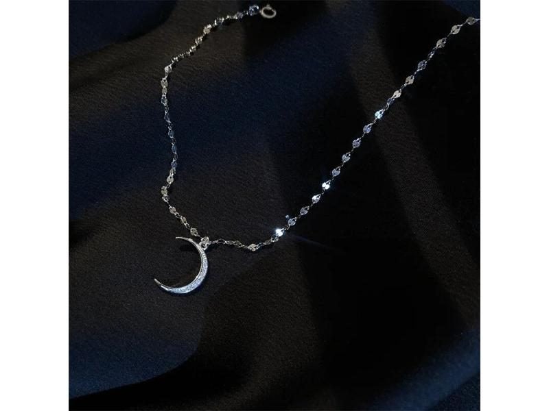 KOFSAC New Trendy Simple Moon Beach Foot Jewelry 925 Sterling Silver Anklets Carousel 2