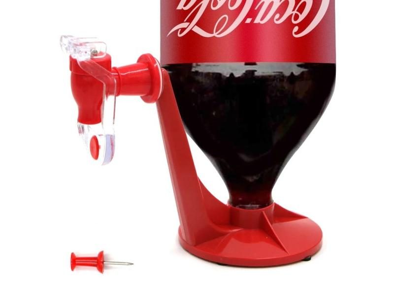 Soda Beverage Dispenser Bottle Coke Upside Down Drinking Water Dispense Machine Carousel 1