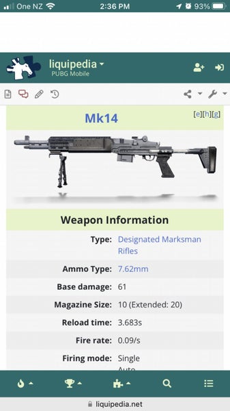 17cm Die cast Mk.14 Enhanced Battle rifle scale model from PUBG Carousel 4