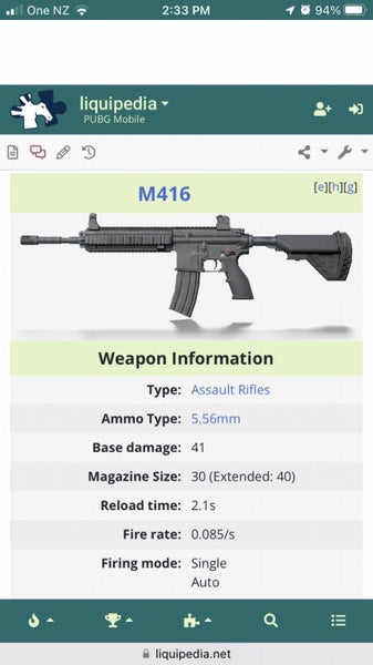 17cm Die cast HK416 assault rifle scale model from PUBG Carousel 4