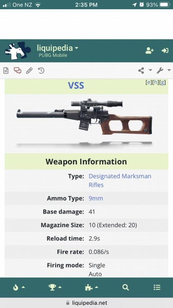 23cm Die cast Russian VSS Vintorez sniper rifle scale model from PUBG *LAST 1* Carousel 4