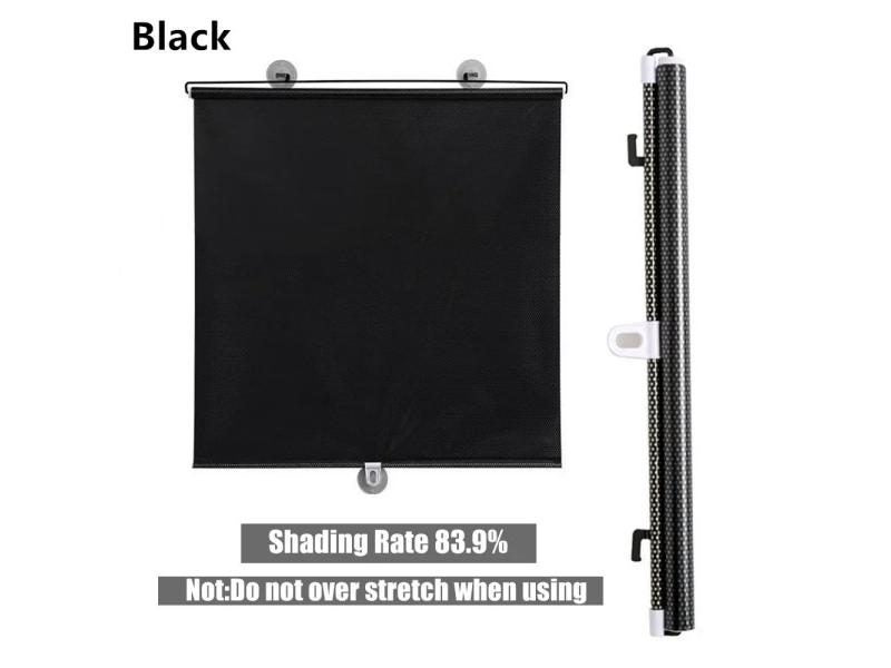 125cm Roller Blinds For Window Suction Cup Sunshade Blackout Curtain For Living Carousel 1
