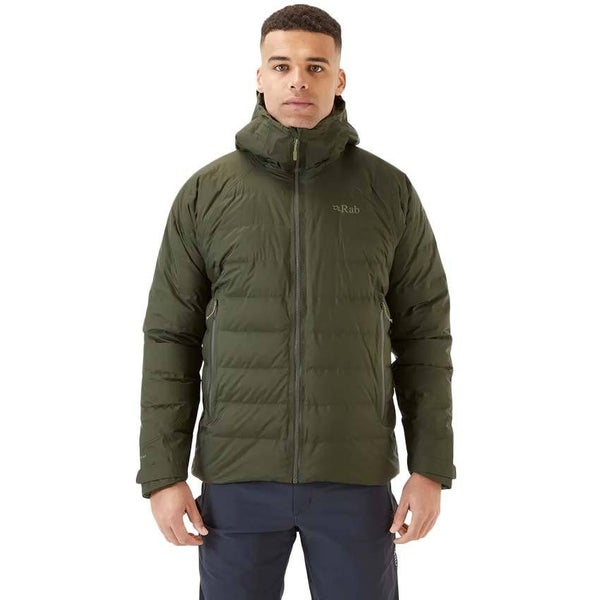 RAB Mens Valiance Waterproof Down Jacket - Army Green - Medium Carousel 2
