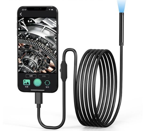 Endoscope Camera with Light 1080 HD Borescope with 6 Adjustable LED Lights Carousel 2