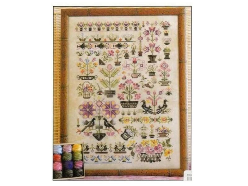 Cross Stitch Fabric Carousel 1