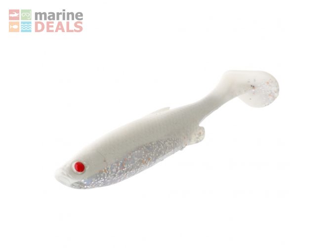 Savage Gear Fat T-Tail Softbait 13cm White Silver Carousel 4