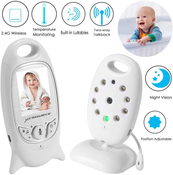 LCD Wireless Video Baby Monitor Night Vision Monitor Lullabies Baby Pet Surve... Carousel 1