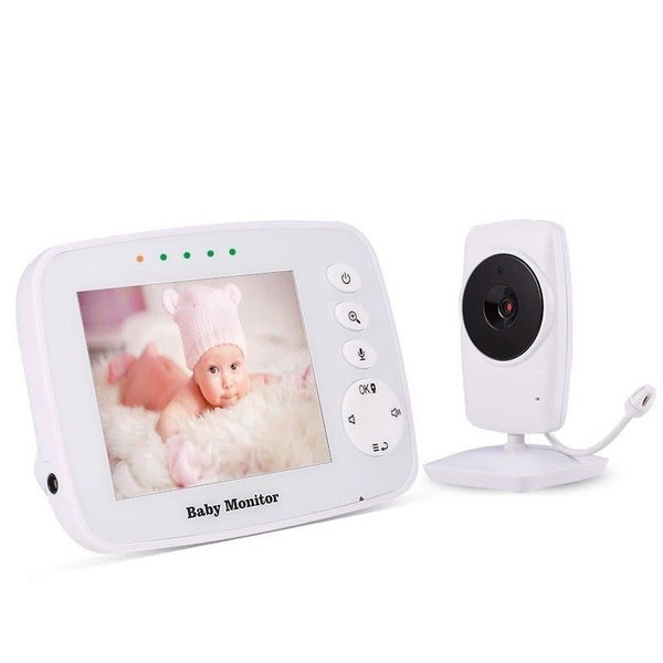 Baby Monitor, 2-Way Talk 3.2 Inch Digital Wireless Newborn Monitor Carousel 6
