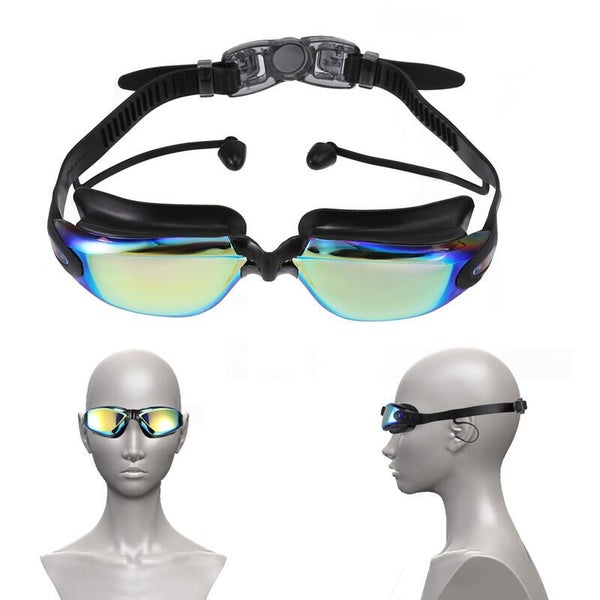 Adult Swim Goggles HD Clear Vision Anti-Fog Anti UV Protection Swimming Glasses Carousel 1