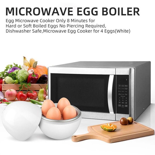 Microwave Oven Egg Boiler Pot Egg Pod Separation Shell Steamer Cooking Tools Carousel 9