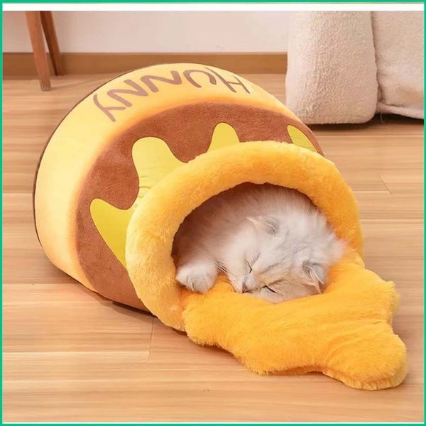 Comfy Honey Pot Pet Plush Bed Carousel 2