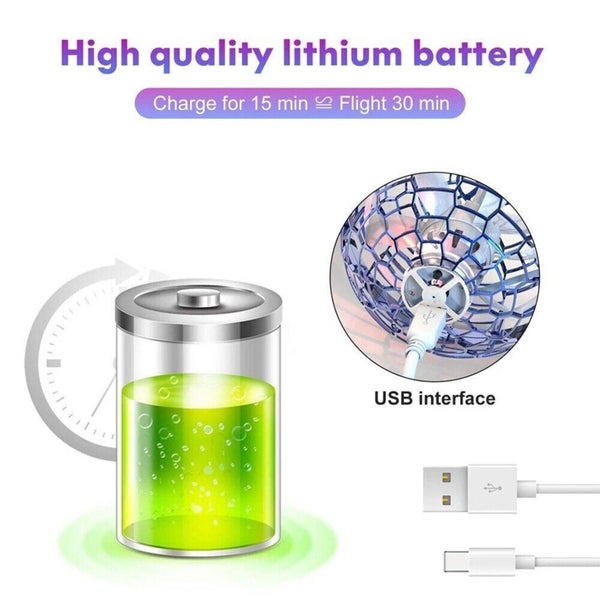 Magic Hoverball LED Flying Spinner Carousel 7