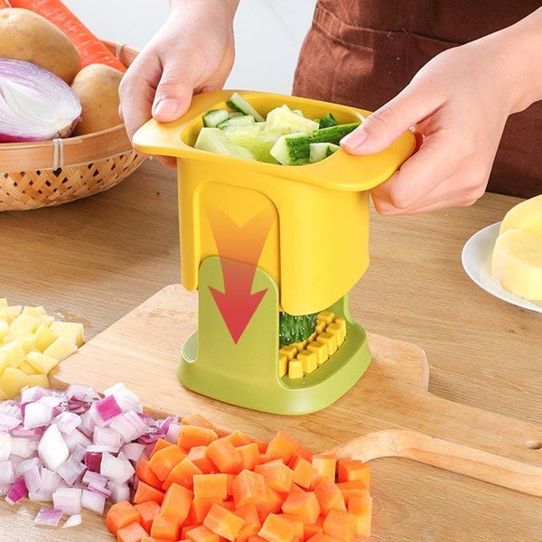 2-in-1 Vegetable Chopper Dicing & Slitting Carousel 2