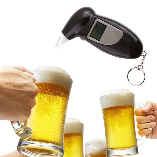 Digital Police Breath Alcohol Beer Tester Self Analyser Detector Breathalyser Carousel 5