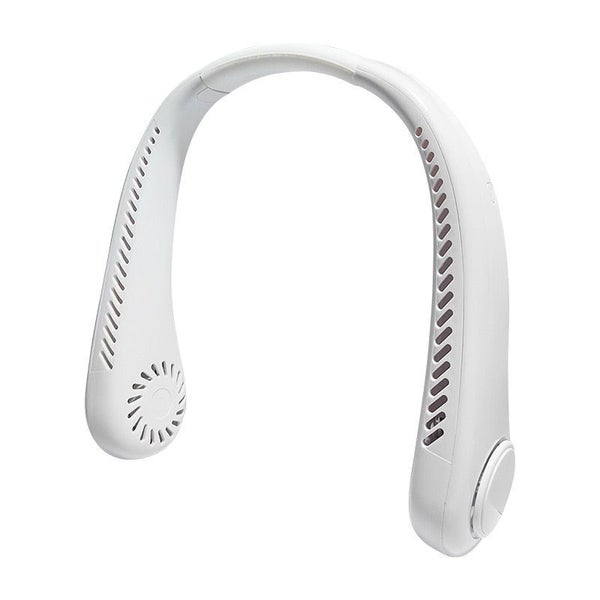 USB Portable Hanging Neck Fan Cooling Air Cooler Little Electric Air Conditioner Carousel 1