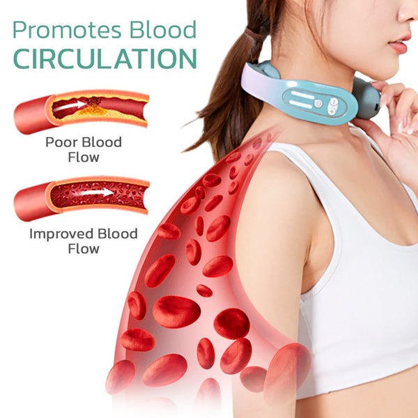 EMS Neck Relief Acupoints Lymphvity Massager Carousel 2