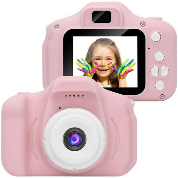 Kids Digital Mini DSLR Camera With 32G TF Memory Card Carousel 11